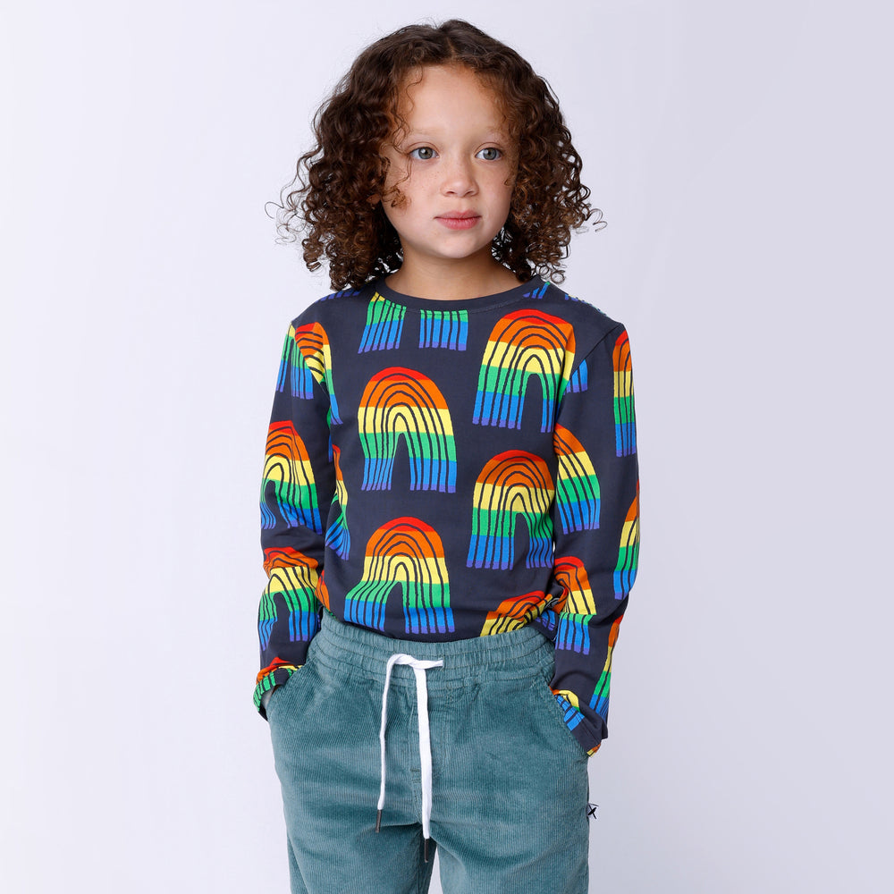 Minti Stripey Rainbow Tee