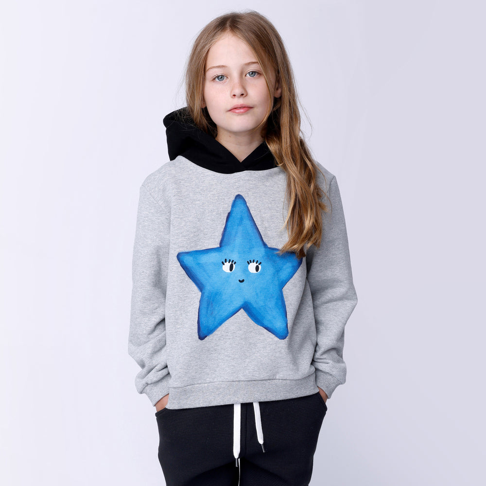 Minti Painted Star Furry Hood