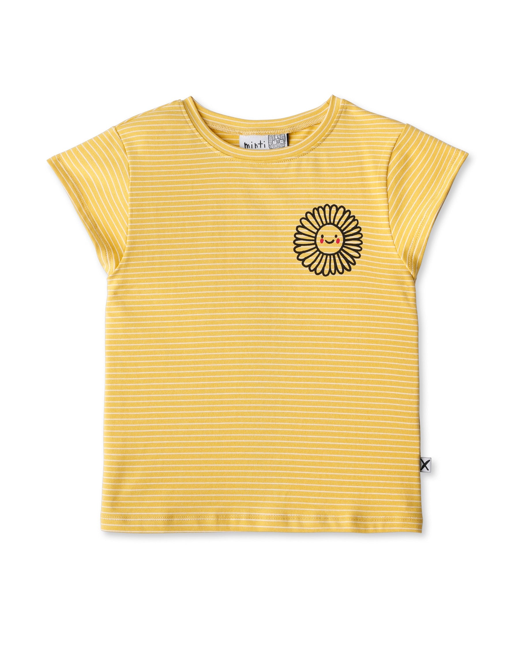 Minti Cropped Tee - Happy Happy