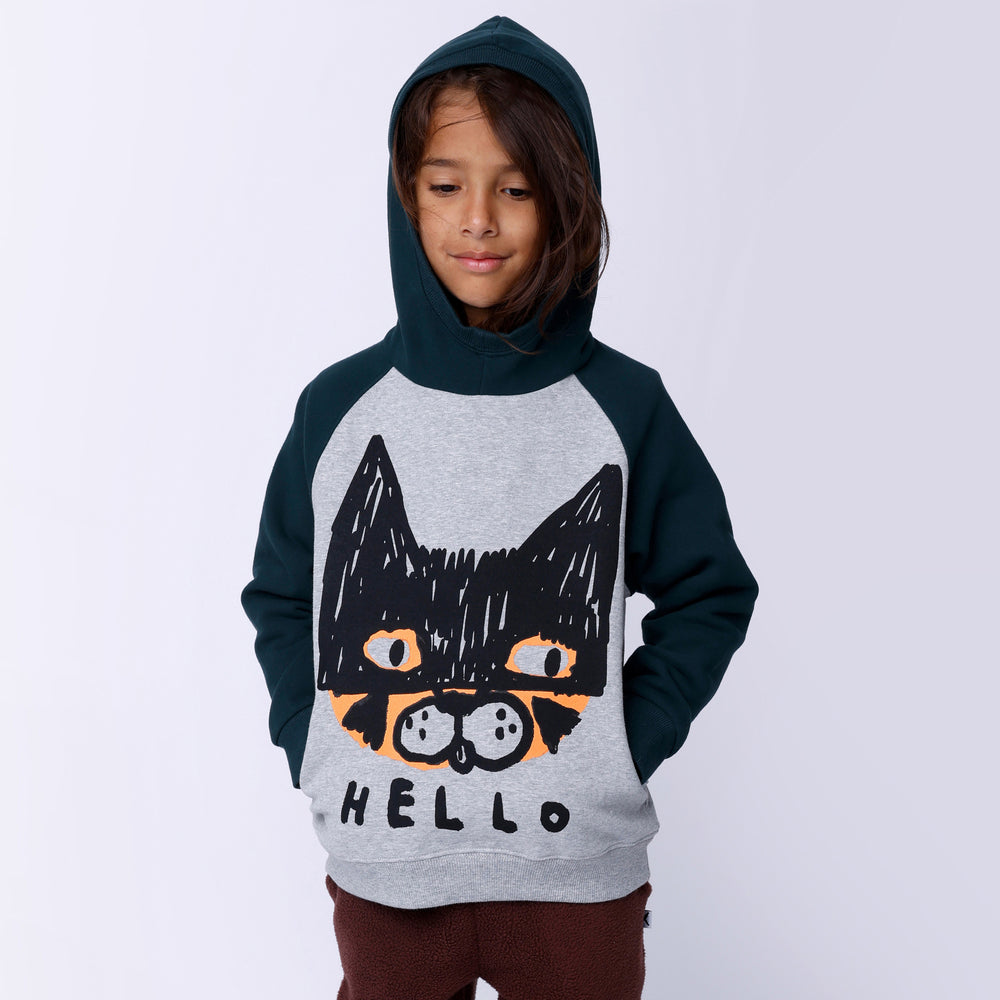 Minti Cat Bat Furry Hood