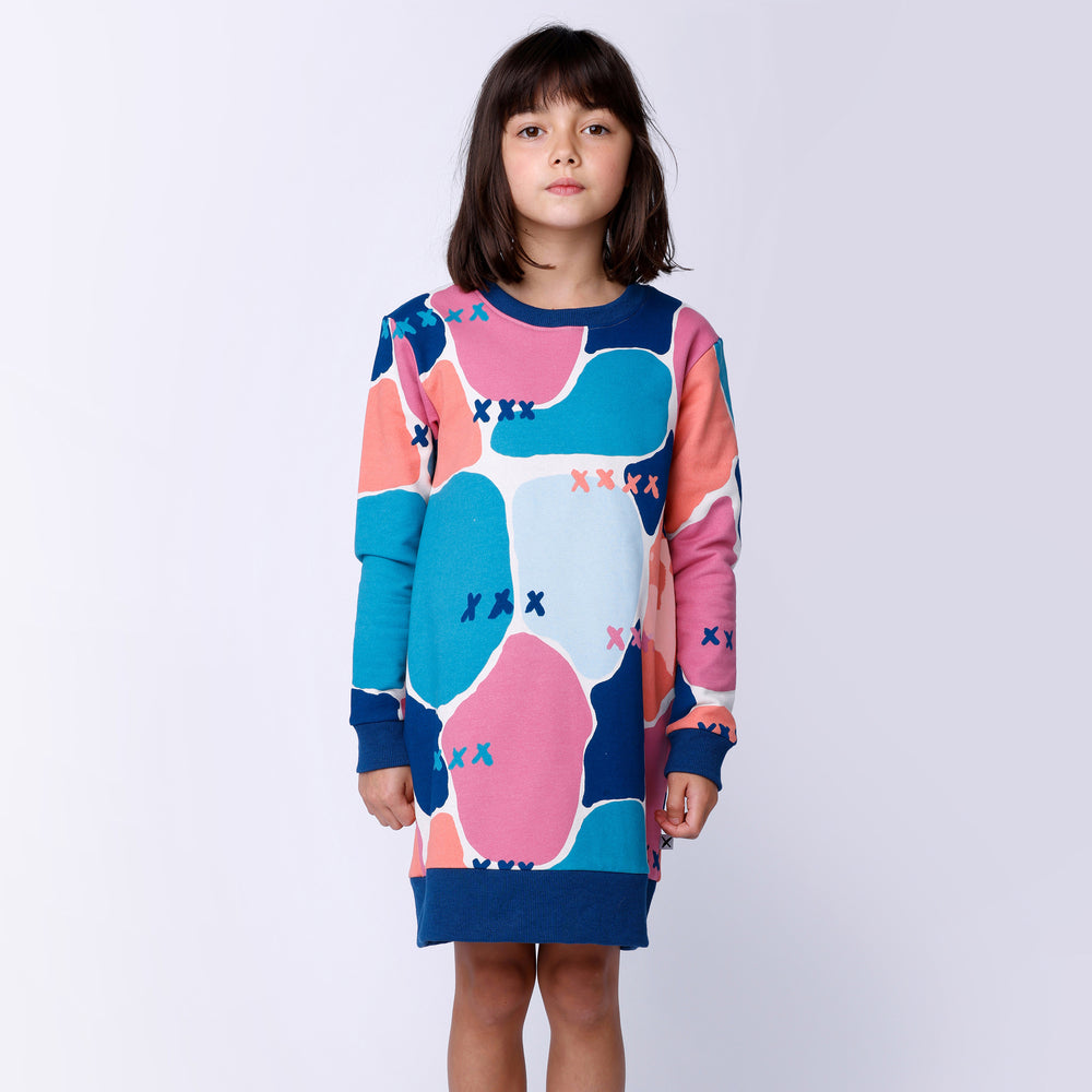 Minti Watercolour Furry Dress