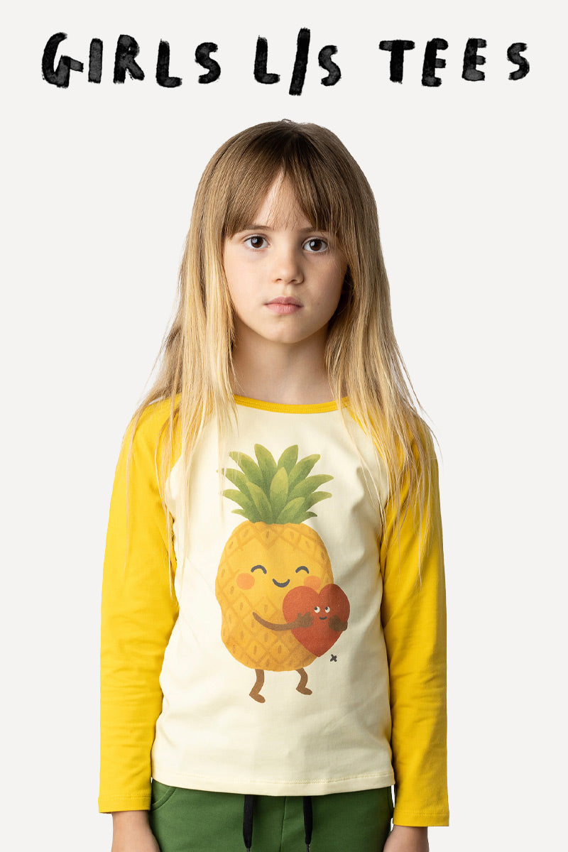 Girls long sleeve tees, kids graphic t-shirts from Minti