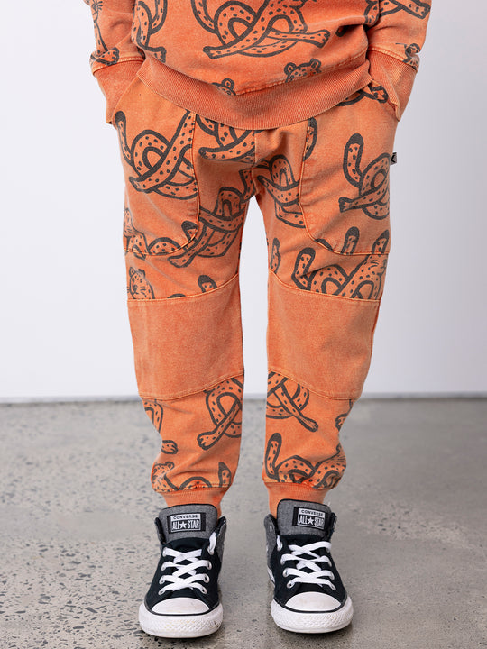 Minti Pretzel Leopard Trackies