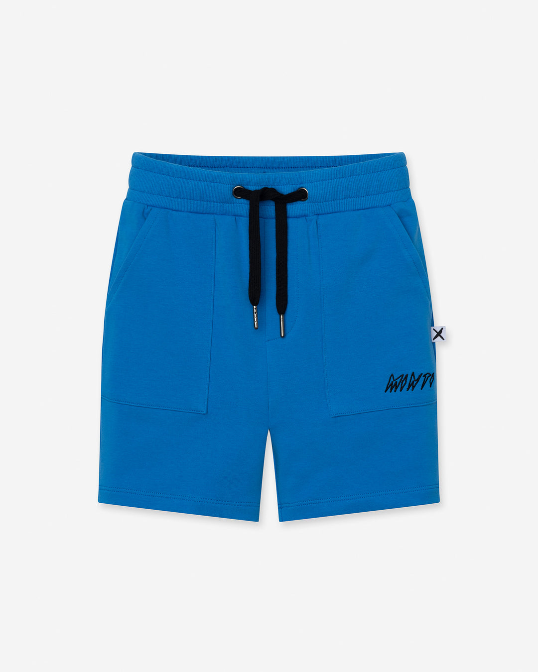 Track Short in cobalt, boys shorts by Minti, flat lay