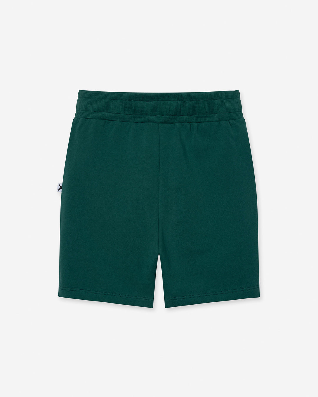 Track Short in kelly green, boys shorts by Minti, flat lay