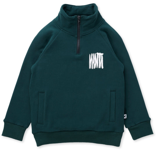 Minti Furry Half Zip Crew