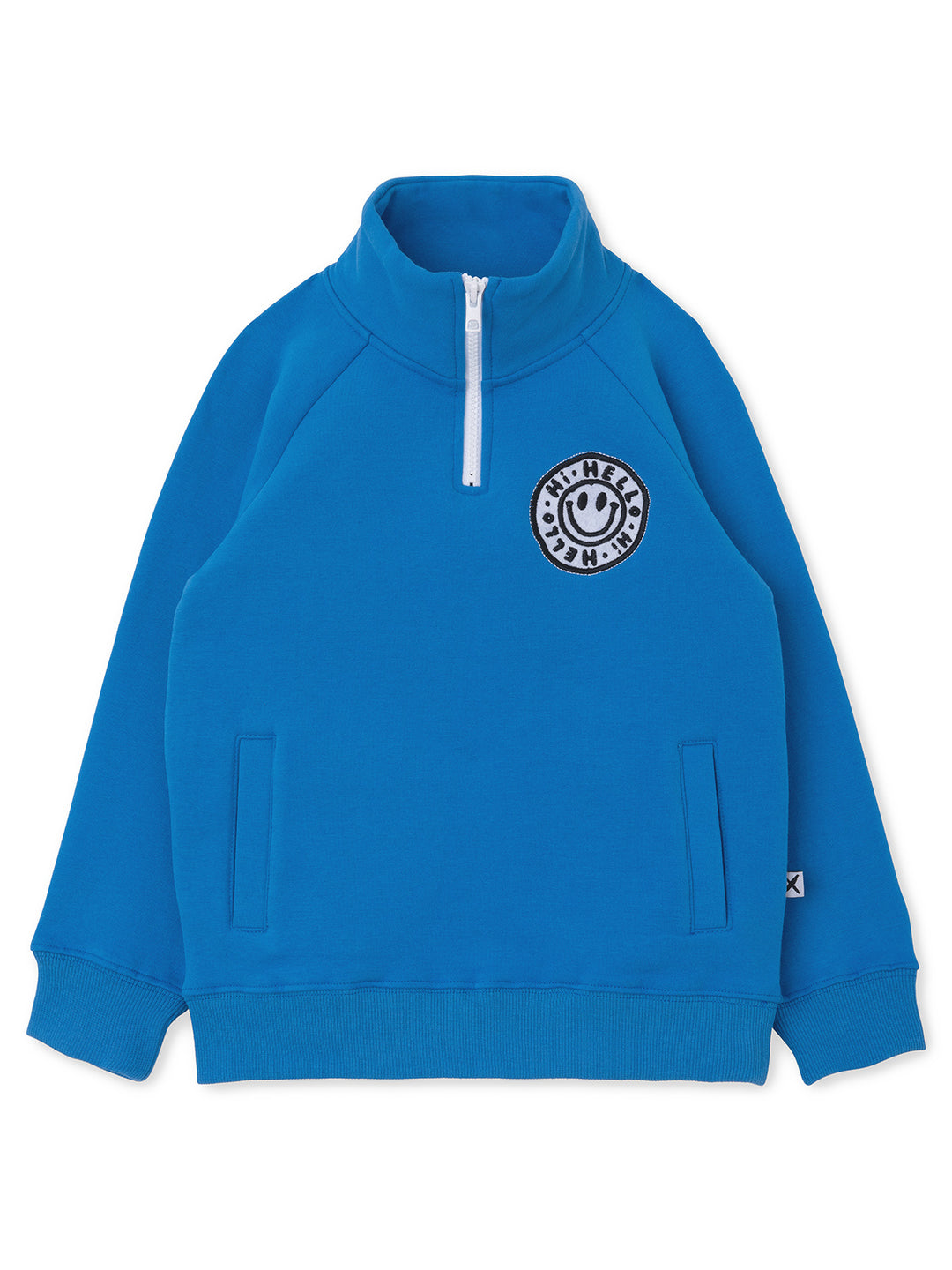 Minti Happy Furry Half Zip Crew