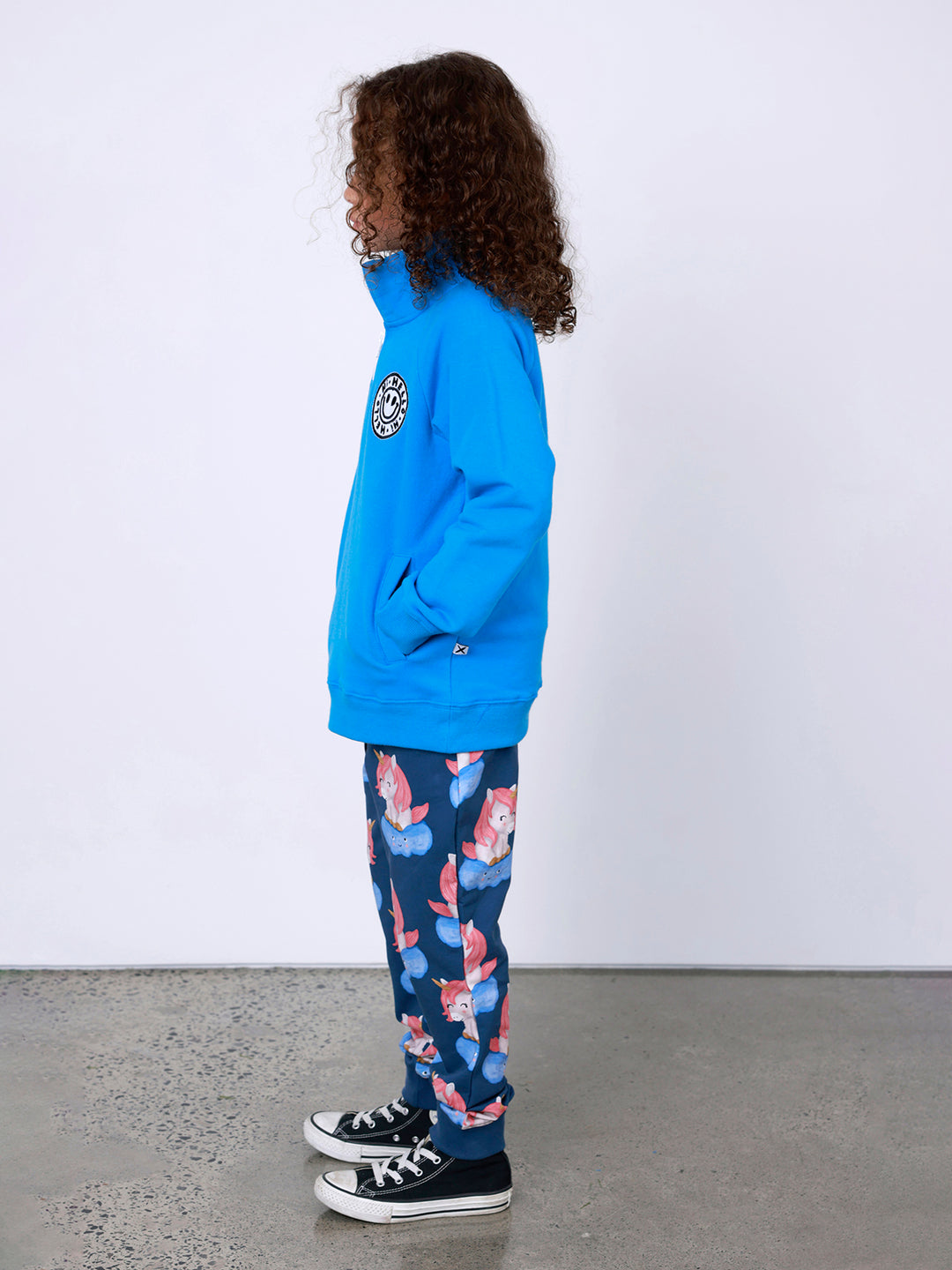 Minti Happy Furry Half Zip Crew