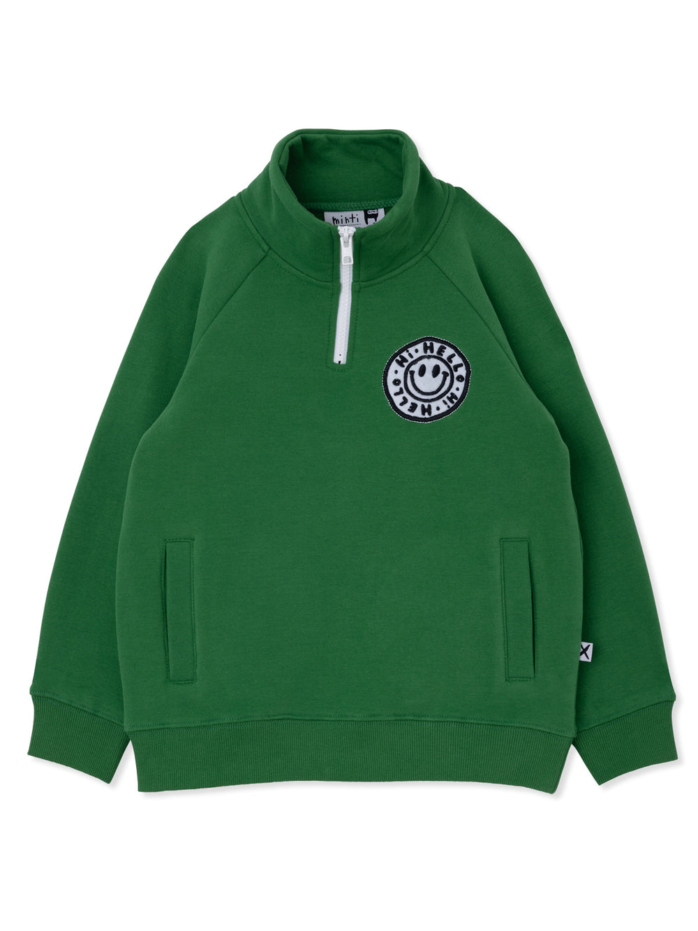 Minti Happy Furry Half Zip Crew