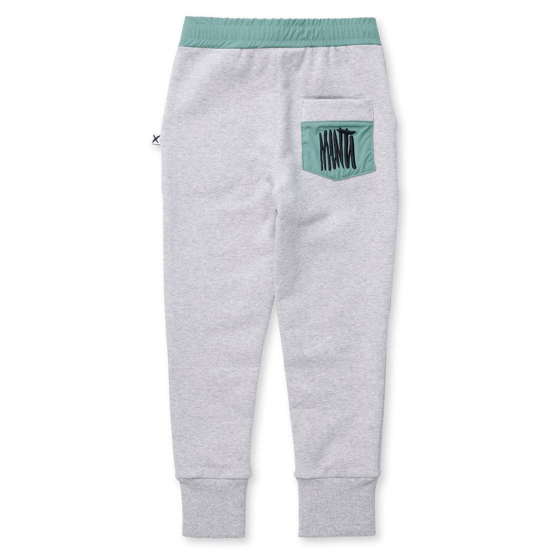 Minti Nylon Patch Furry Trackies