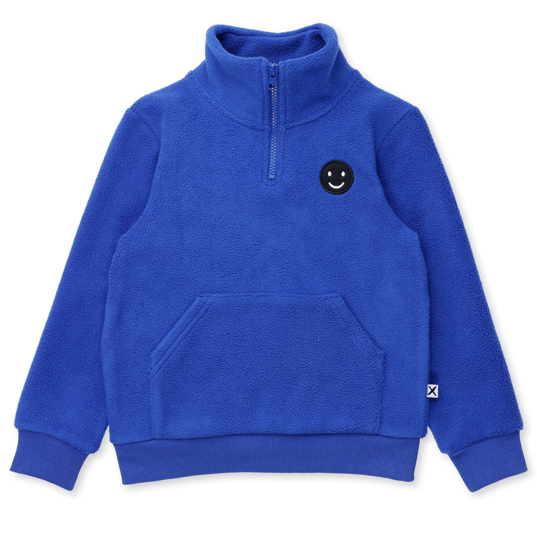 Minti Teddy Half Zip Crew