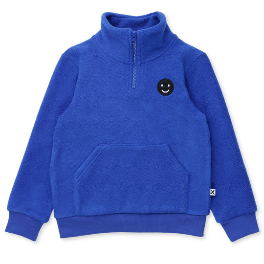 Minti Teddy Half Zip Crew