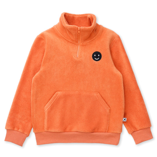 Minti Teddy Half Zip Crew