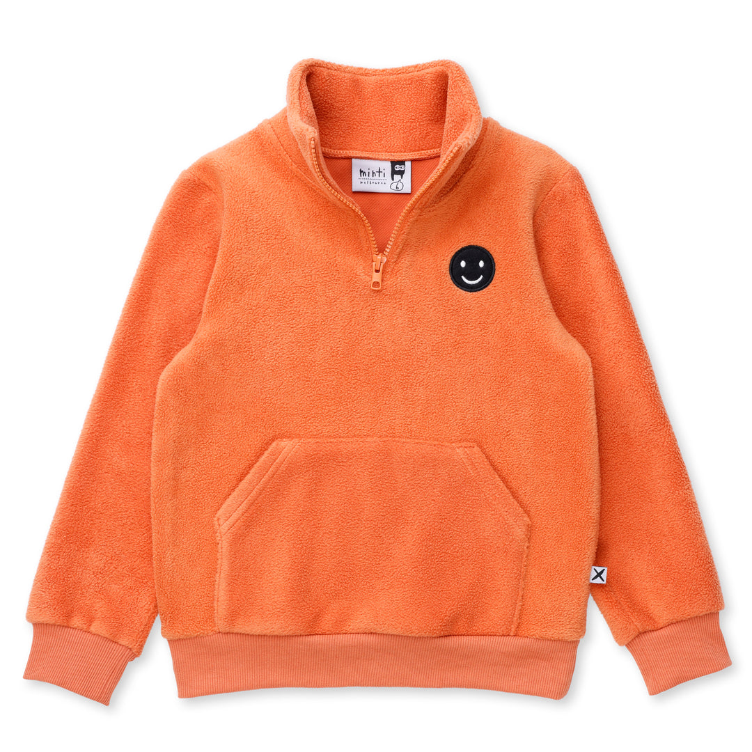 Minti Teddy Half Zip Crew