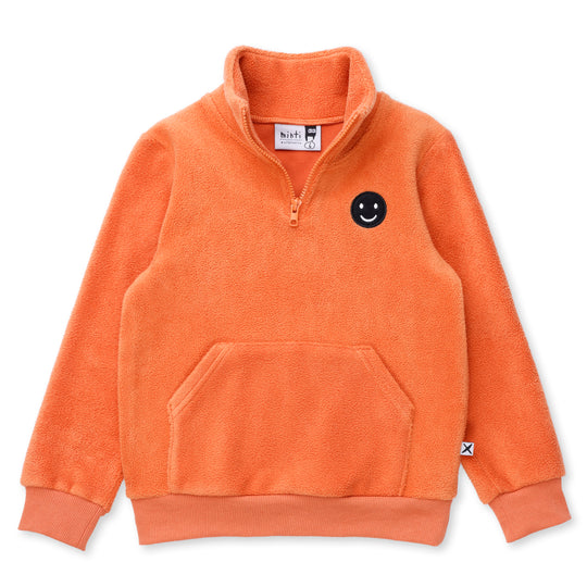 Minti Teddy Half Zip Crew