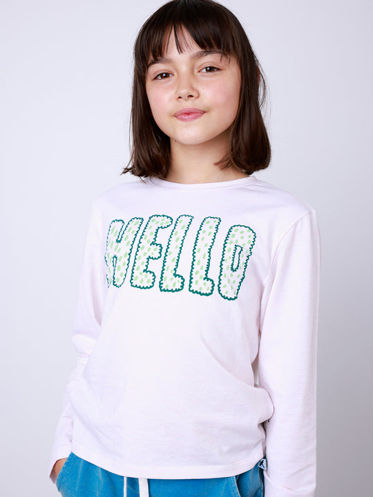 Minti Spotty Hello Tee