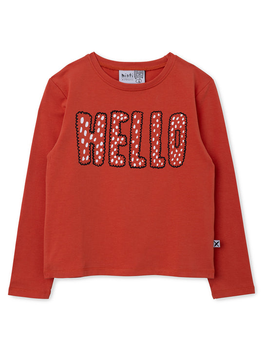 Minti Spotty Hello Tee