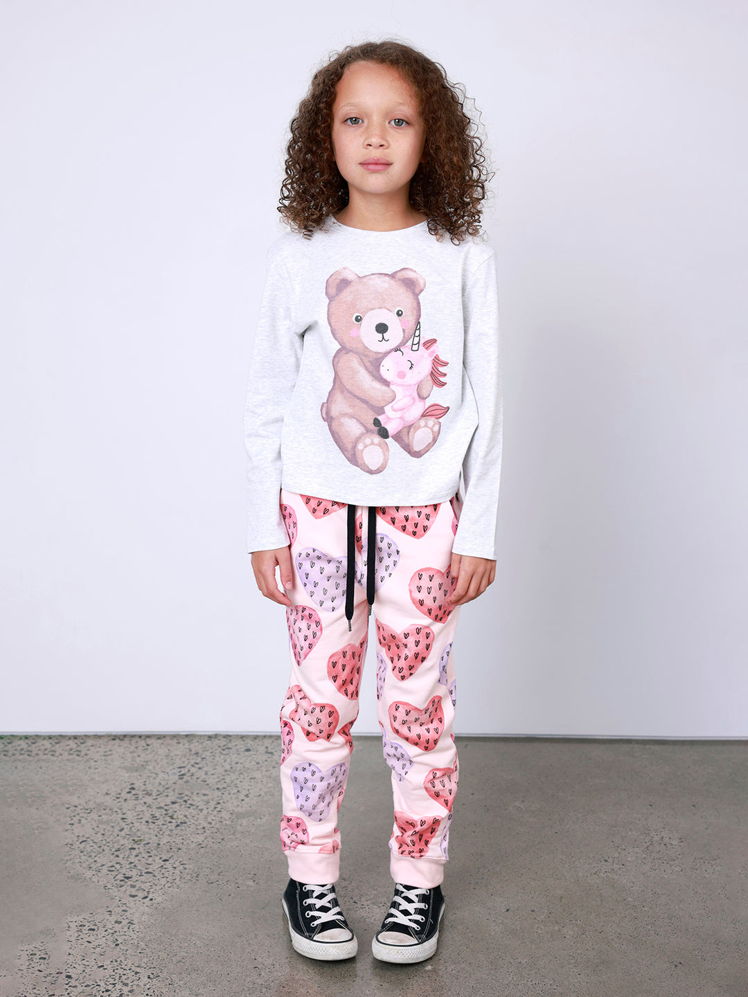 Minti Hearts On Hearts Furry Trackies