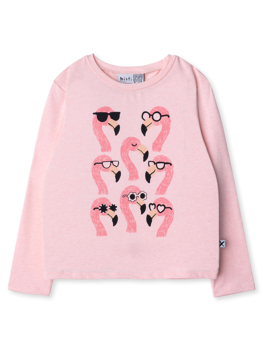Minti kids clothing. Boxy style long sleeved tee. 190 Gram // 95% Cotton // 5% Elastane.