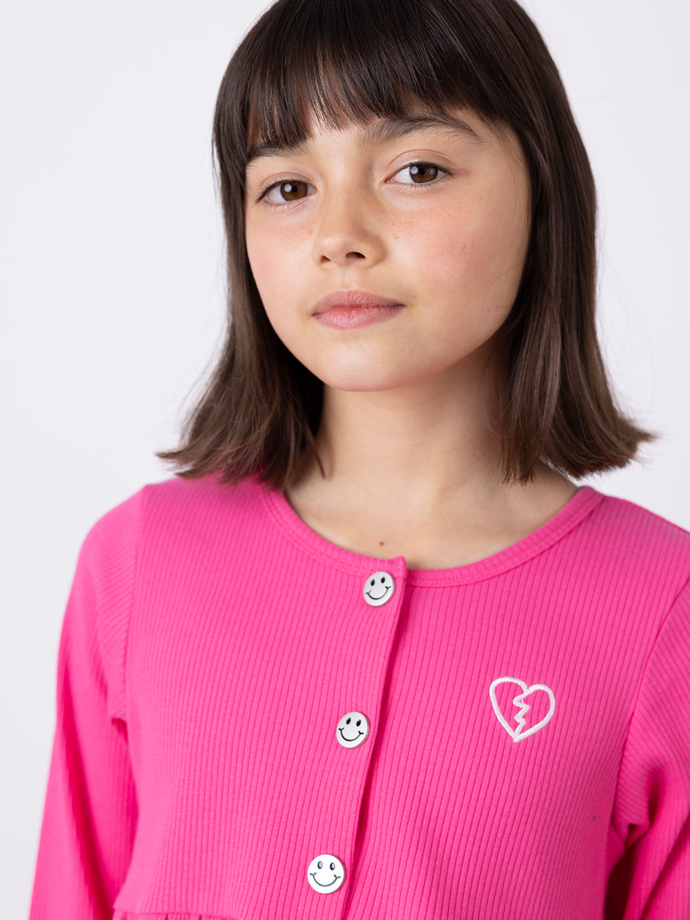 Minti Sketched Heart Rib Dress