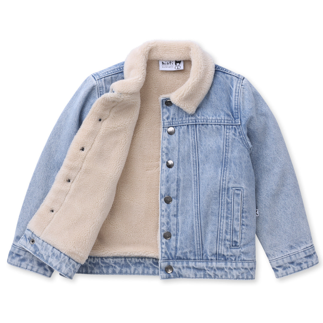 Minti Diamond Denim Bomber