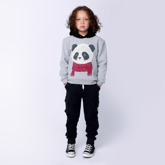 Minti Cosy Panda Furry Hood