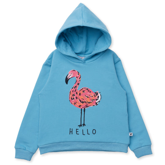 Minti Hello Flamingo Furry Hood