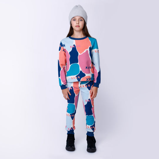 Minti Watercolour Furry Trackies