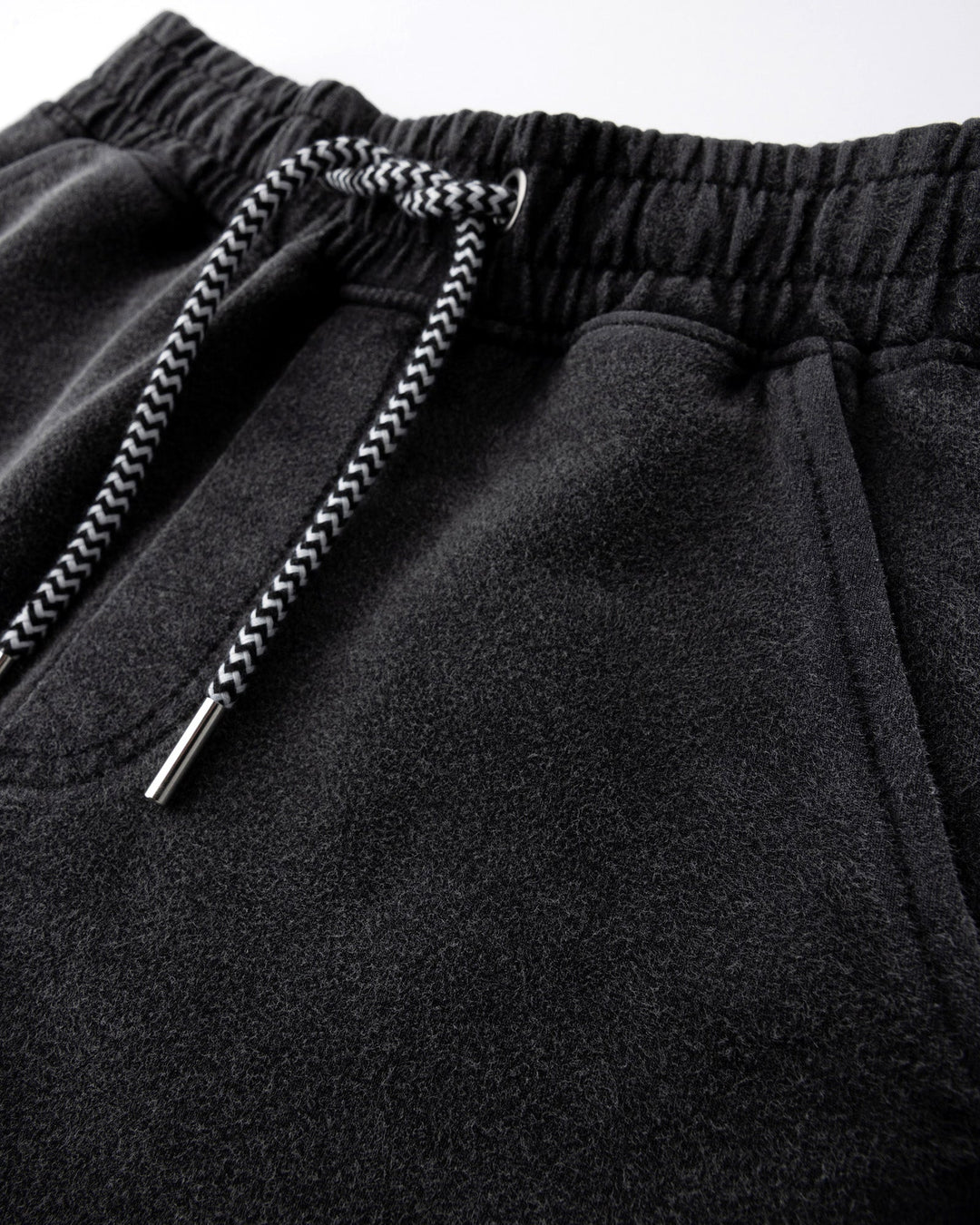 Close up detail of the Blasted Icon Short in black wash