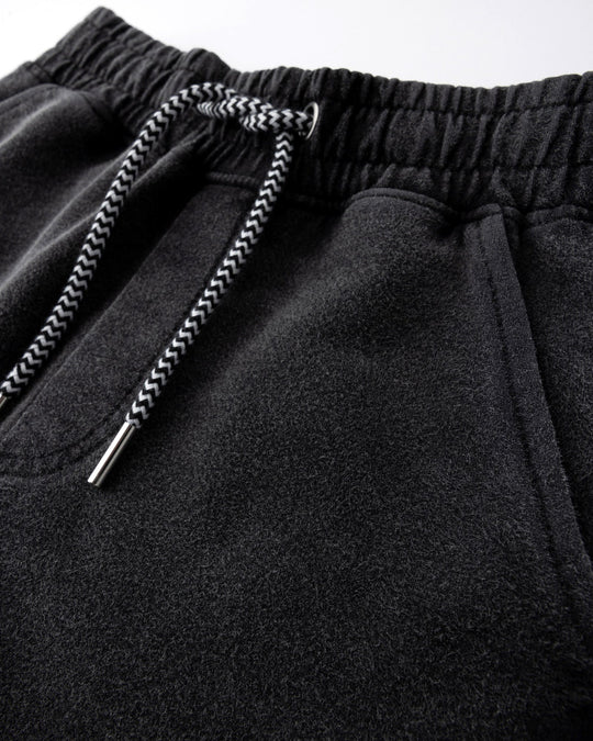 Close up detail of the Blasted Icon Short in black wash