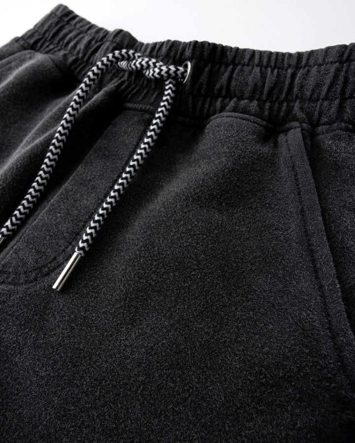Close up detail of the Blasted Icon Short in black wash