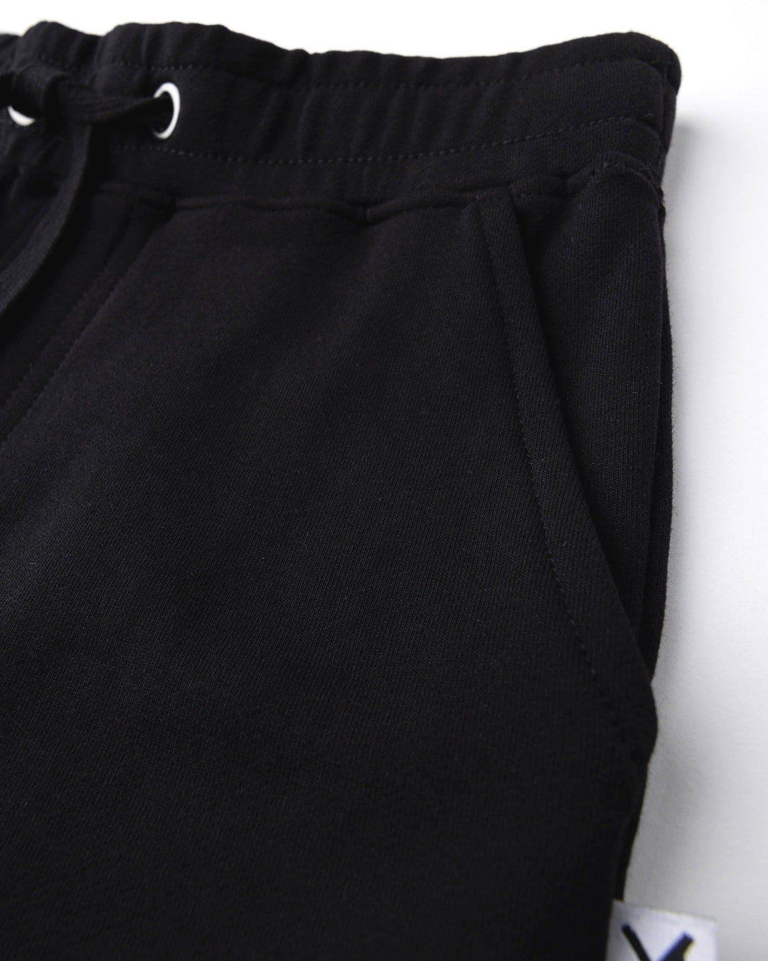 Close up detail of the Hero Short in black