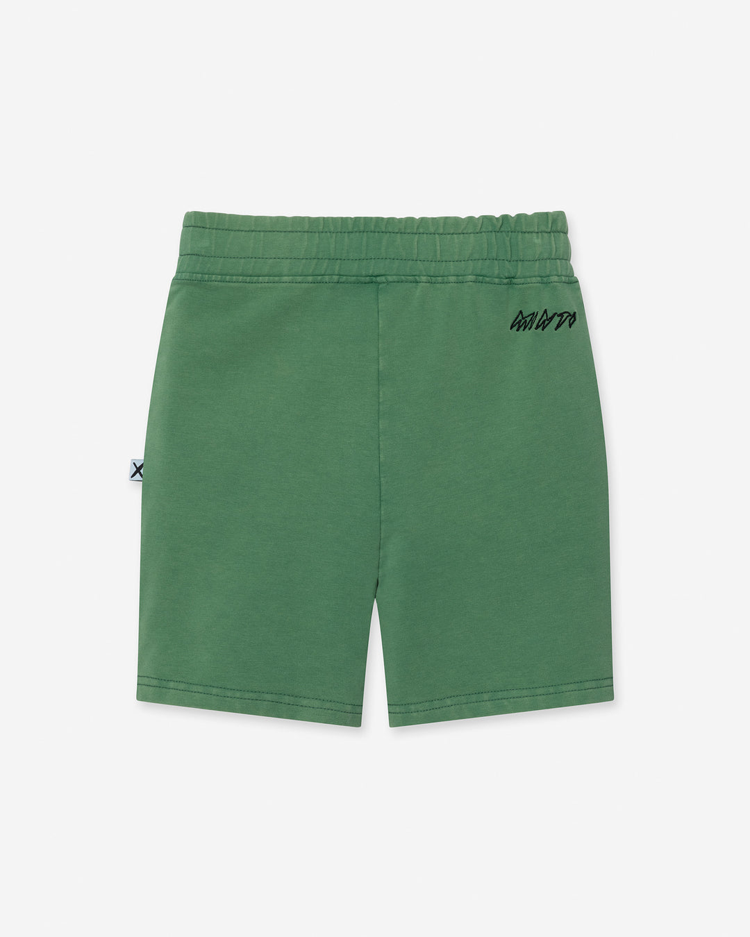 Blasted Icon Short in turf wash, boys shorts by Minti, flat lay
