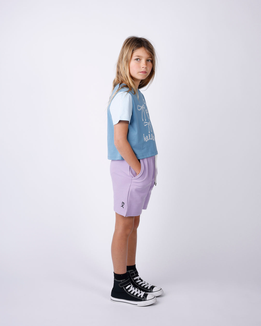 Minti Lots Of Bows Cropped Tee
