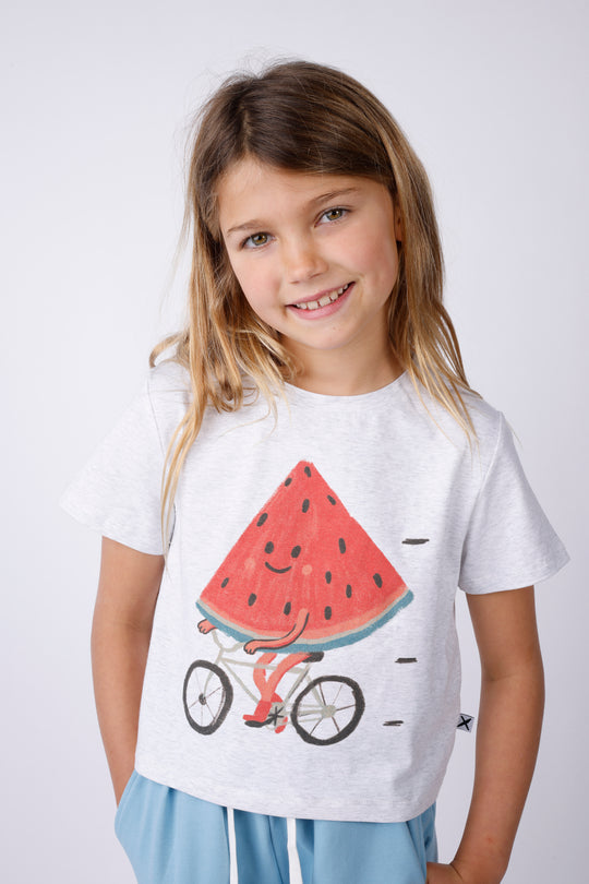 Minti Melon On The Move Cropped Tee