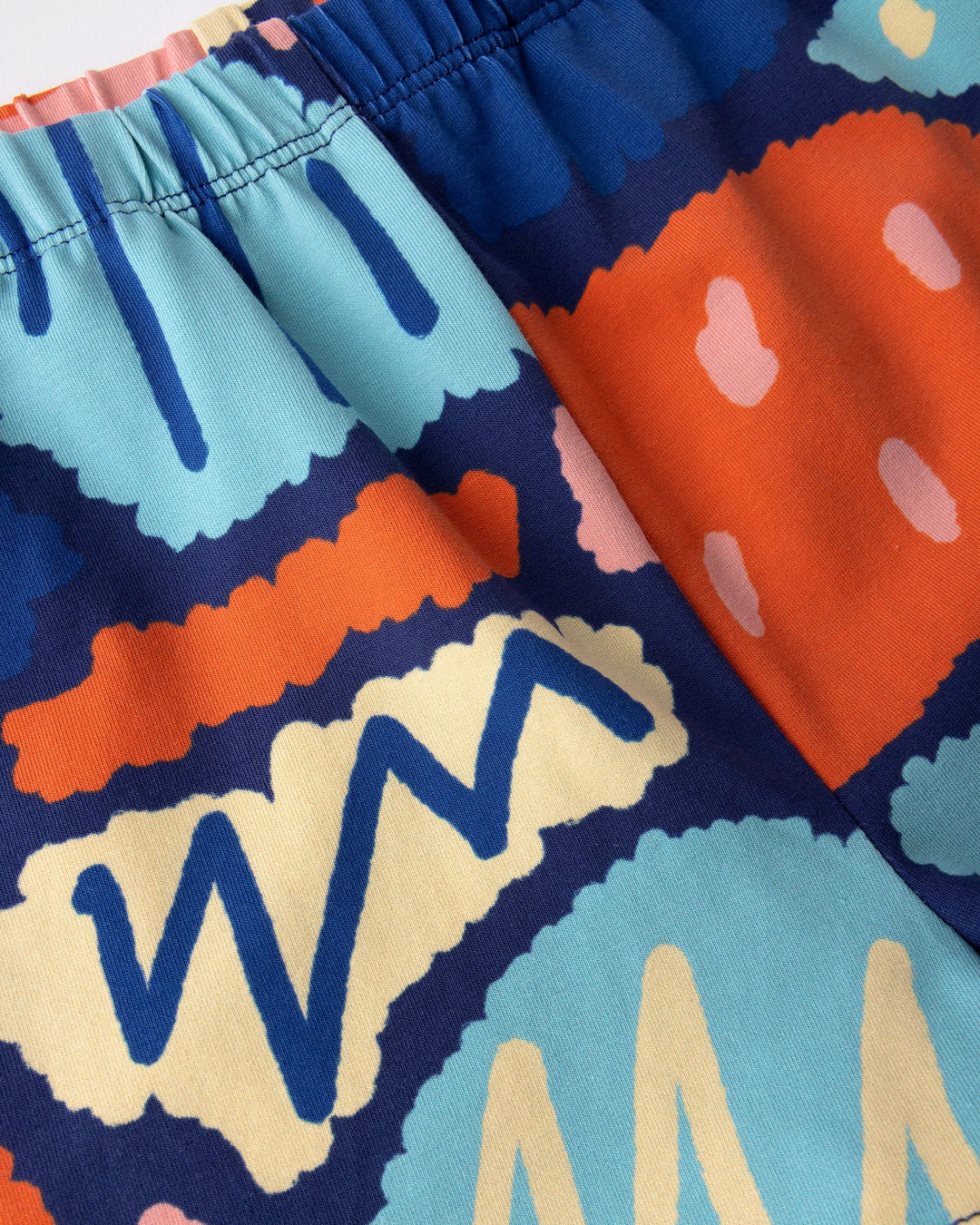 Close up detail of the Cool Shapes Short in dark blue