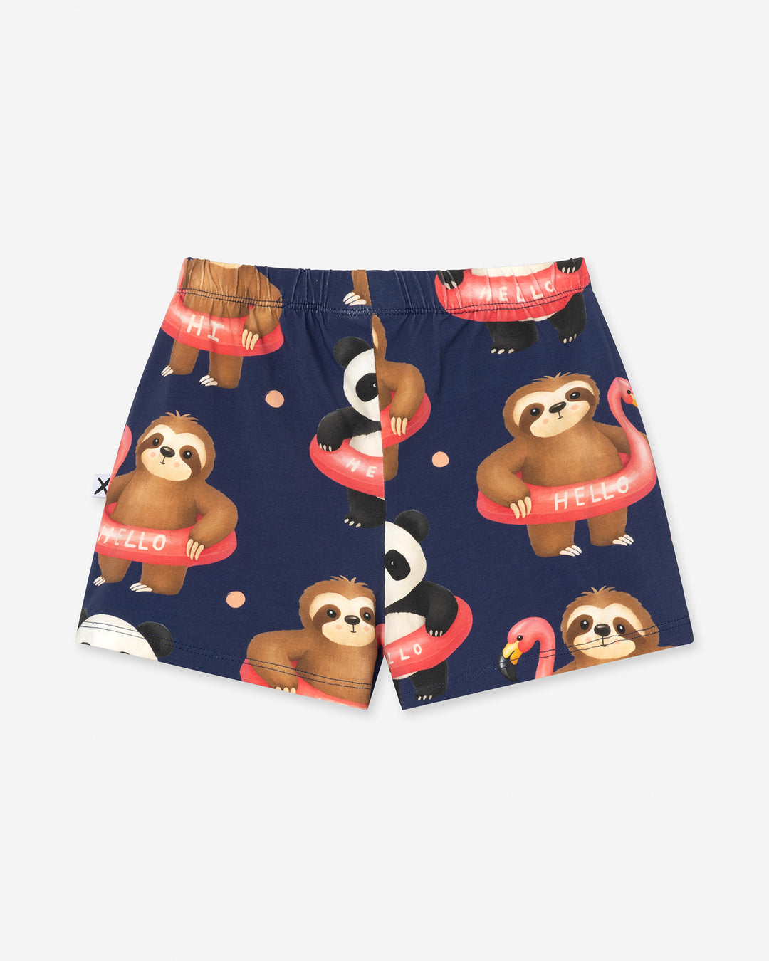Swimming Buddies Short in midnight, girls shorts by Minti, flat lay