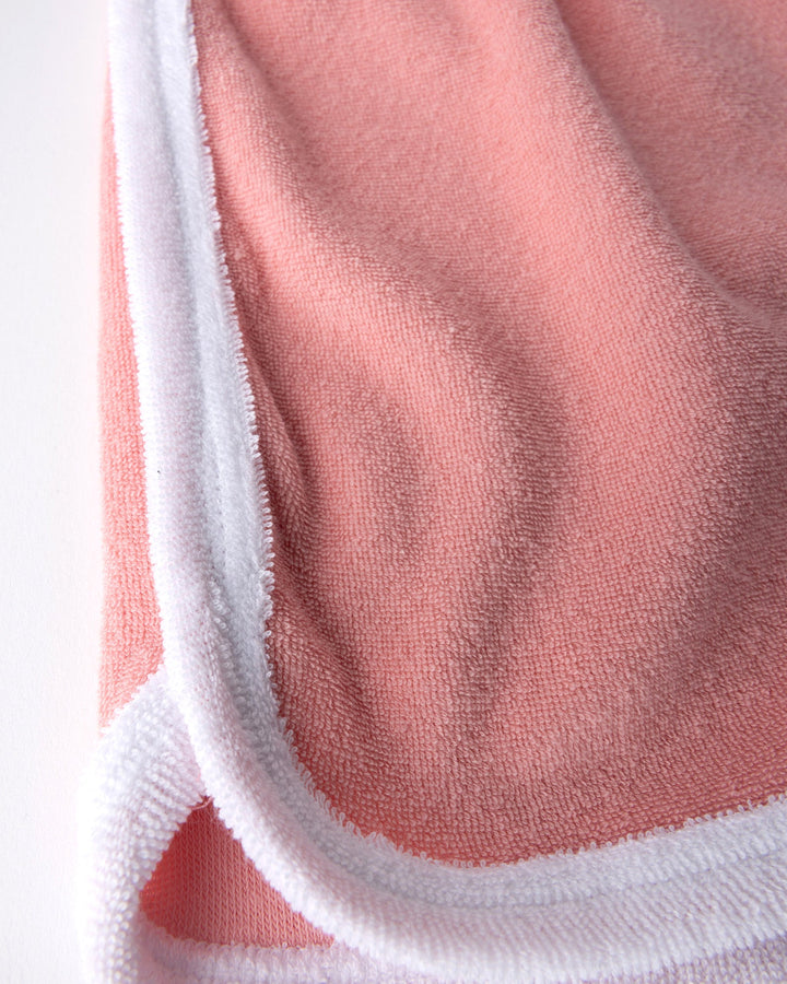 Close up detail of the Track Star Short in pink