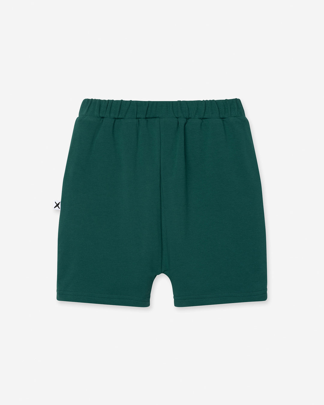 Rib Pocket Short in kelly green, boys shorts by Minti, flat lay