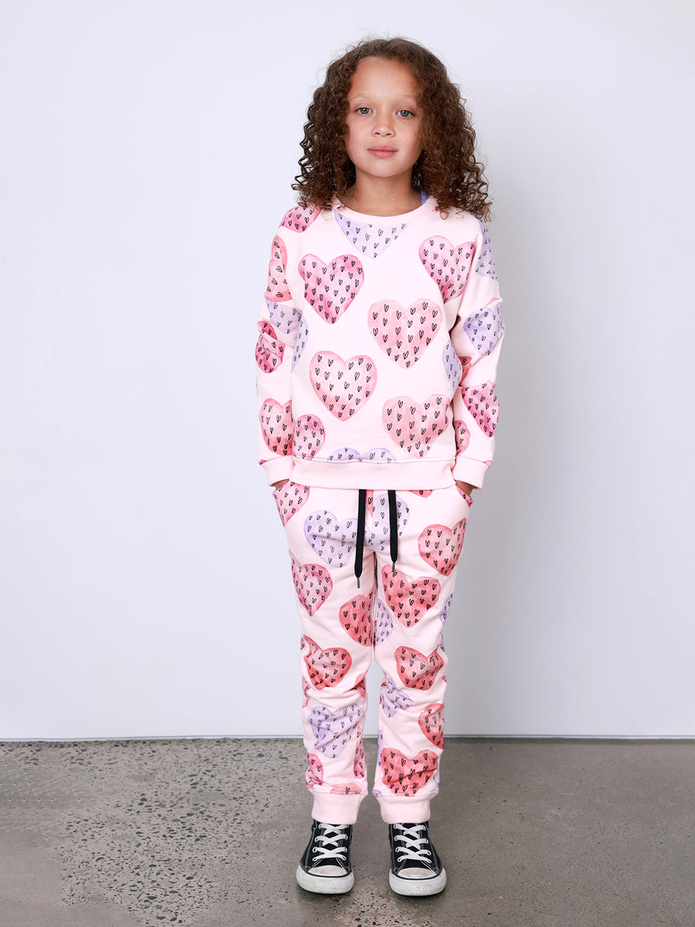 Minti Hearts On Hearts Furry Trackies