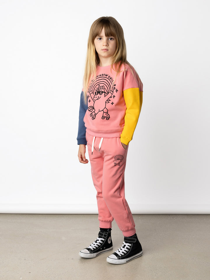 Minti Magical Rainbow Unicorn Furry Trackies