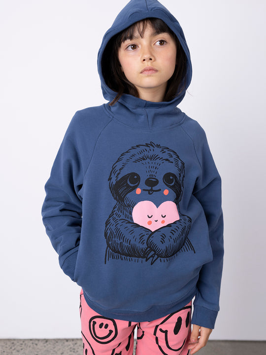 Minti Happy Sloth Furry Hood