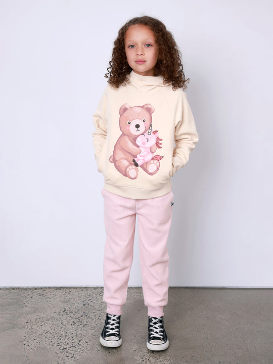 Minti Teddy And Unicorn Furry Hood