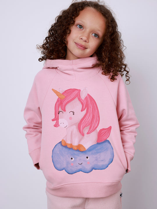 Minti Unicorn On A Cloud Furry Hood