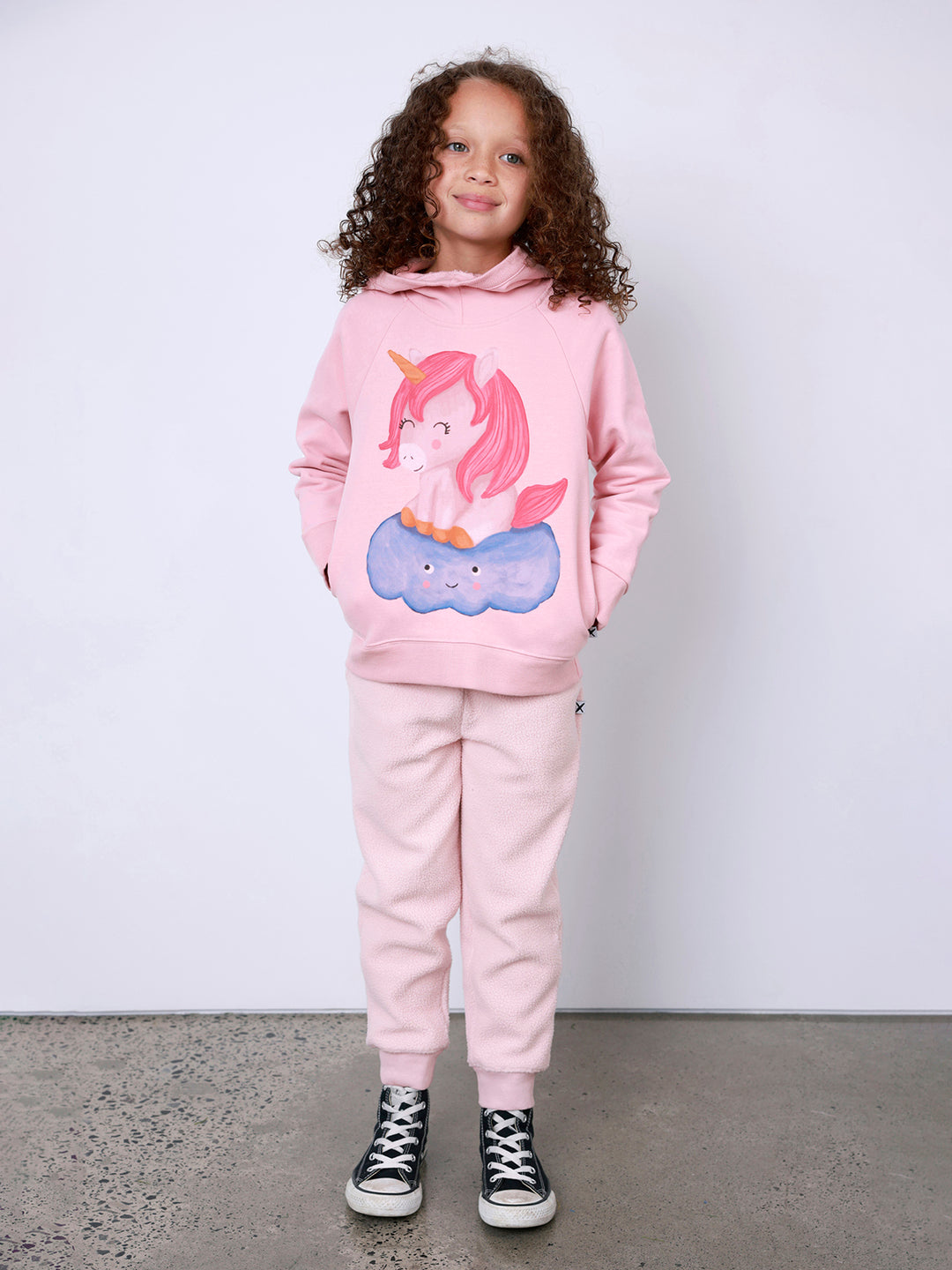 Minti Unicorn On A Cloud Furry Hood