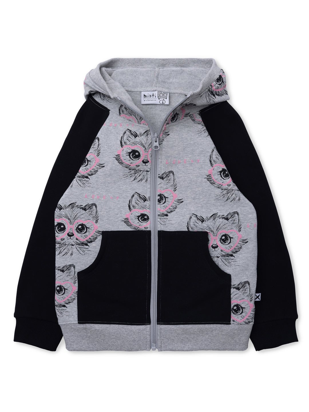 Minti Lovely Fox Furry Zip Up