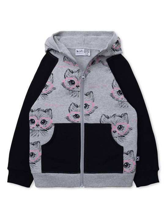 Minti Lovely Fox Furry Zip Up