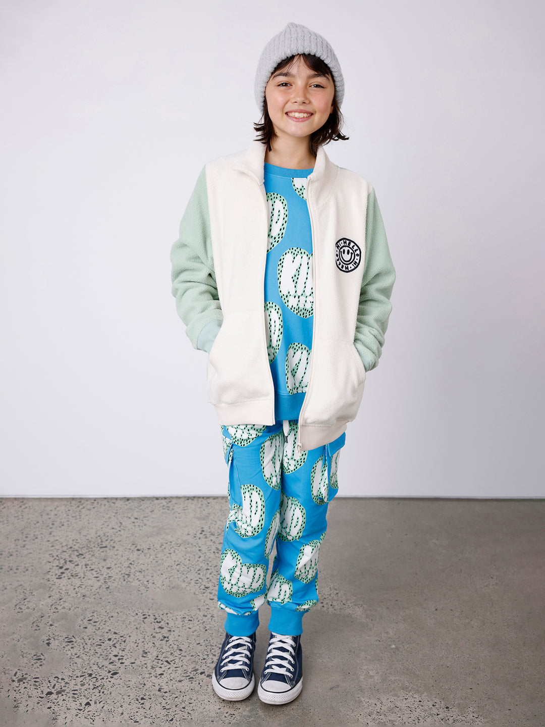 Minti Happy Teddy Zip Up
