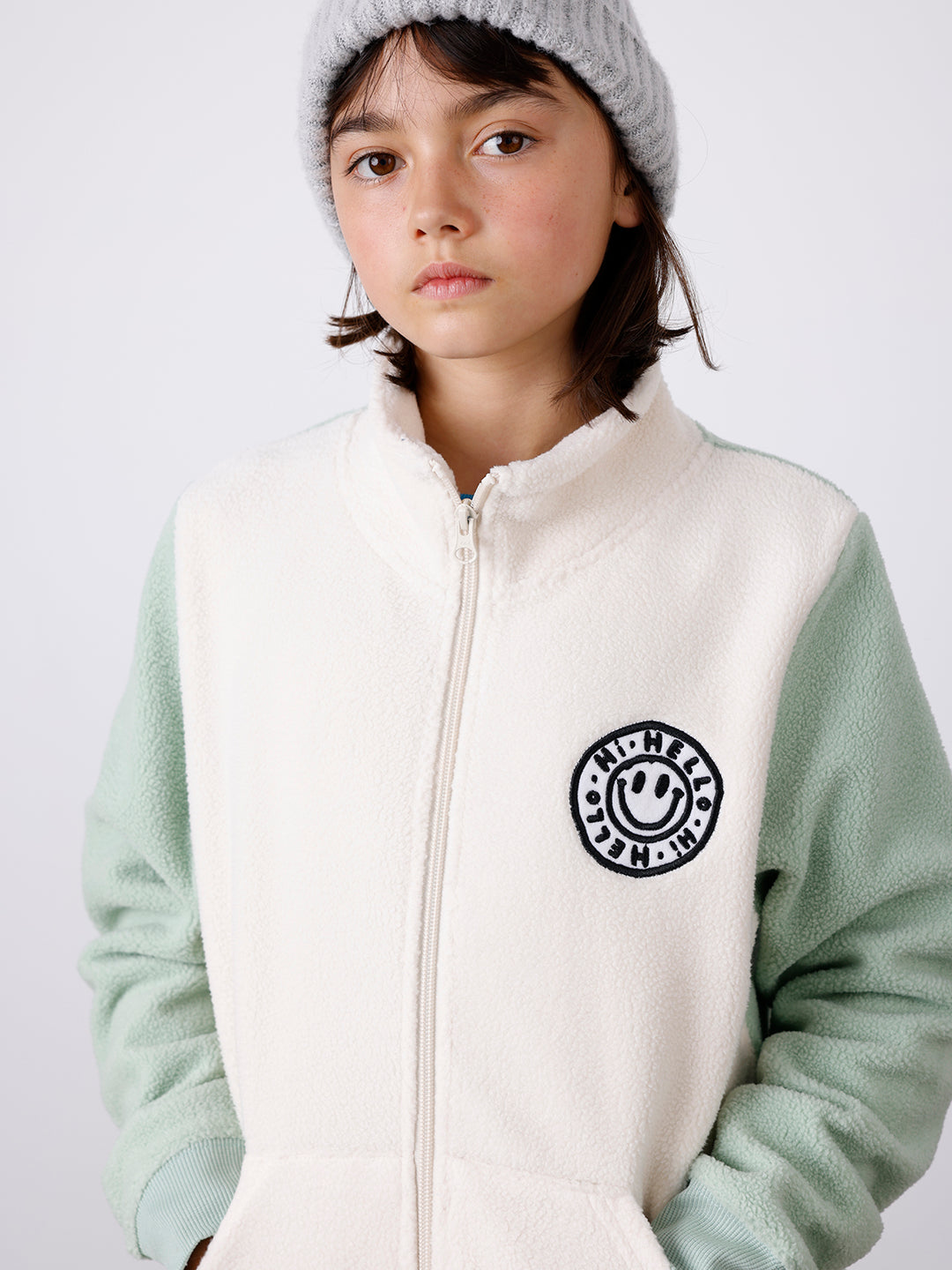 Minti Happy Teddy Zip Up