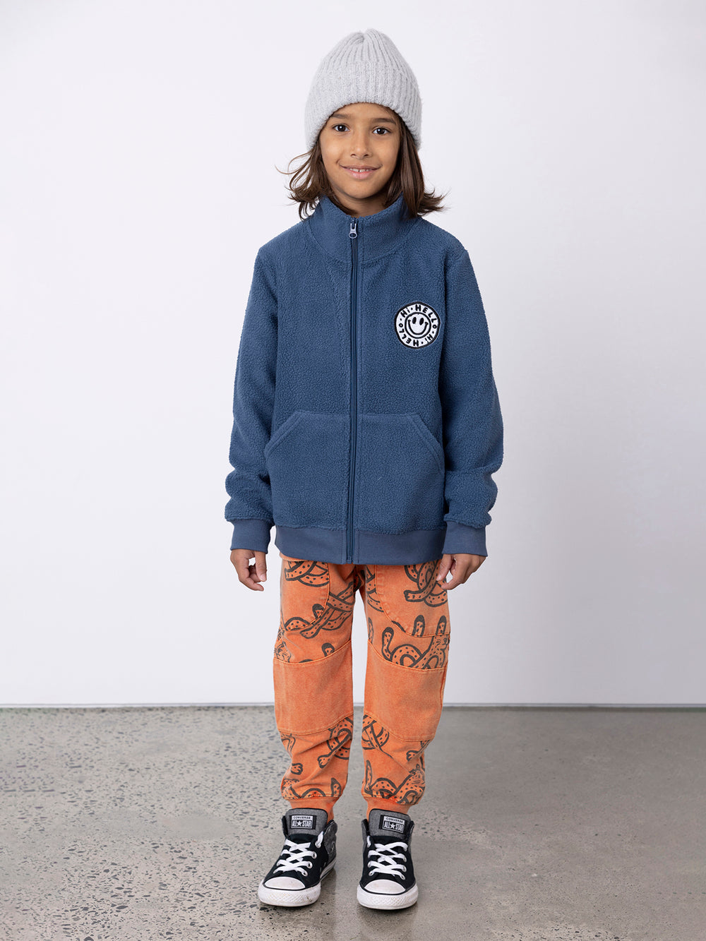 Minti Happy Teddy Zip Up
